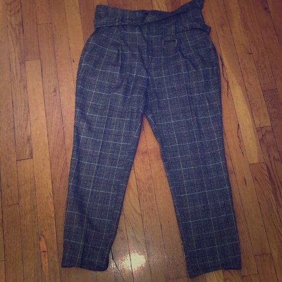 High Waste Grey Dress Pants - Picture 1 of 1